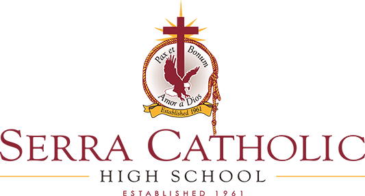 Serra Catholic Eagles logo